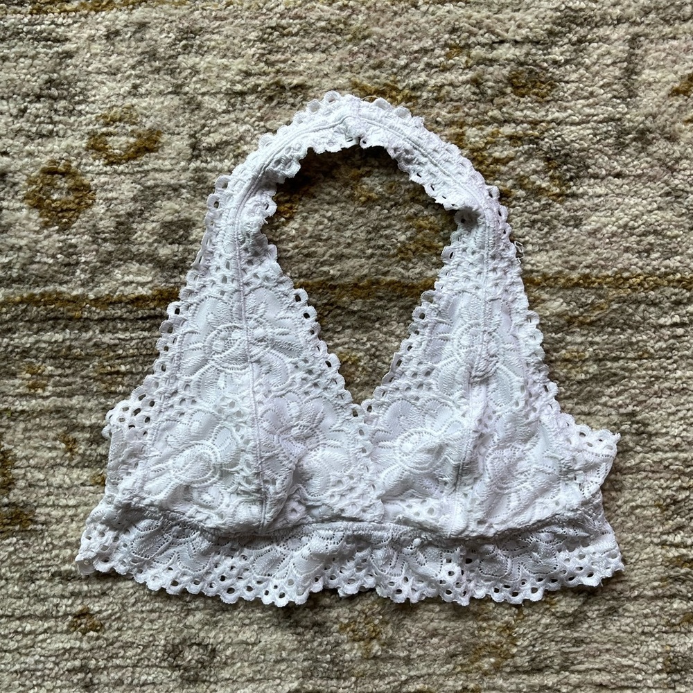 Aeropostale Lace Halter Bralette